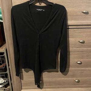 Black Abercrombie Bodysuit
